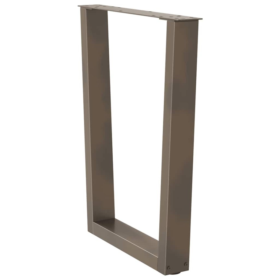 Patas para mesa de comedor en forma de V 2 uds acero