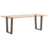 Patas para mesa de comedor en forma de V 2 uds acero