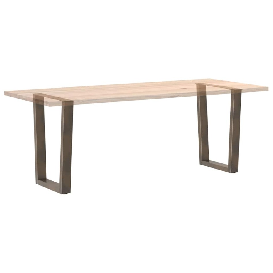 Patas para mesa de comedor en forma de V 2 uds acero