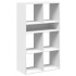 Estantería de madera contrachapada blanco 66x31x112