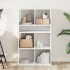 Estantería de madera contrachapada blanco 66x31x112