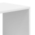 Estantería de madera contrachapada blanco 66x31x112