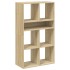 Estantería madera de ingeniería color roble sonoma 66x31x112