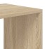 Estantería madera de ingeniería color roble sonoma 66x31x112