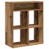 Estantería madera ingeniería madera envejecida 66x31x80