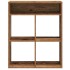 Estantería madera ingeniería madera envejecida 66x31x80