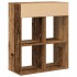 Estantería madera ingeniería madera envejecida 66x31x80