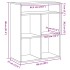 Estantería madera ingeniería madera envejecida 66x31x80