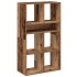 Estantería madera de ingeniería envejecida 66x31x112