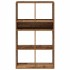 Estantería madera de ingeniería envejecida 66x31x112