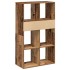 Estantería madera de ingeniería envejecida 66x31x112