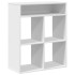 Estantería librería madera contrachapada blanco 66x31x80