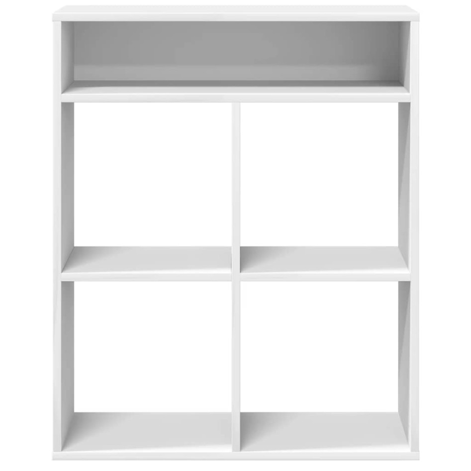 Estantería librería madera contrachapada blanco 66x31x80