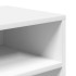 Estantería librería madera contrachapada blanco 66x31x80