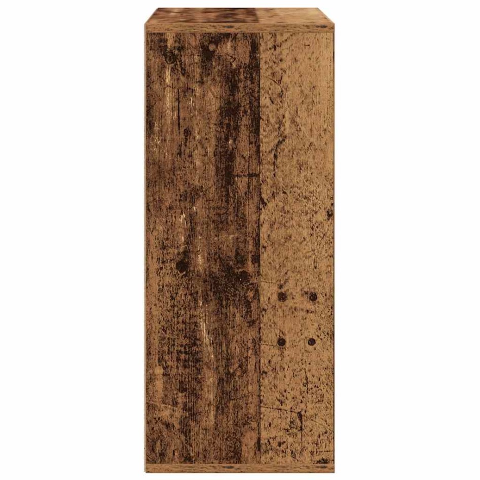 Estantería madera ingeniería madera envejecida 60x30x71,5