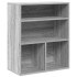 Estantería madera ingeniería gris sonoma 60x30x71,5