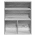 Estantería madera ingeniería gris sonoma 60x30x71,5