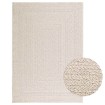 Alfombra ZIZUR apariencia yute interior exterior crema