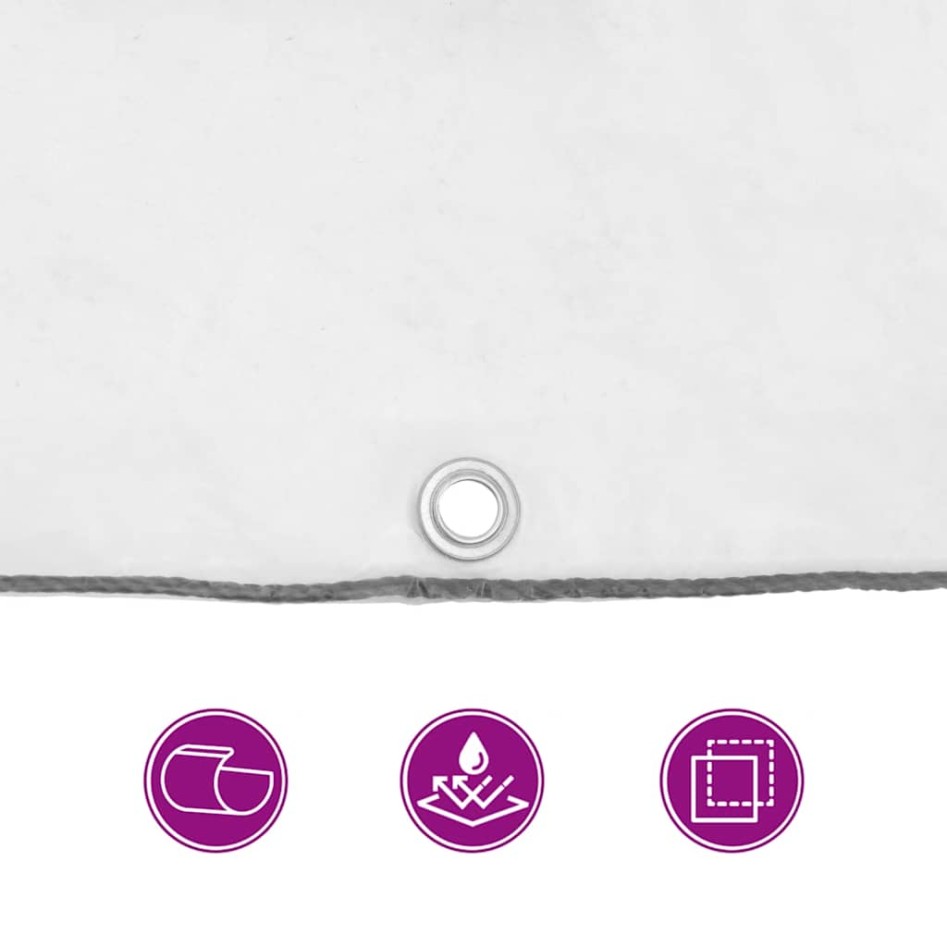 Lona transparente con ojales polietileno 4x10