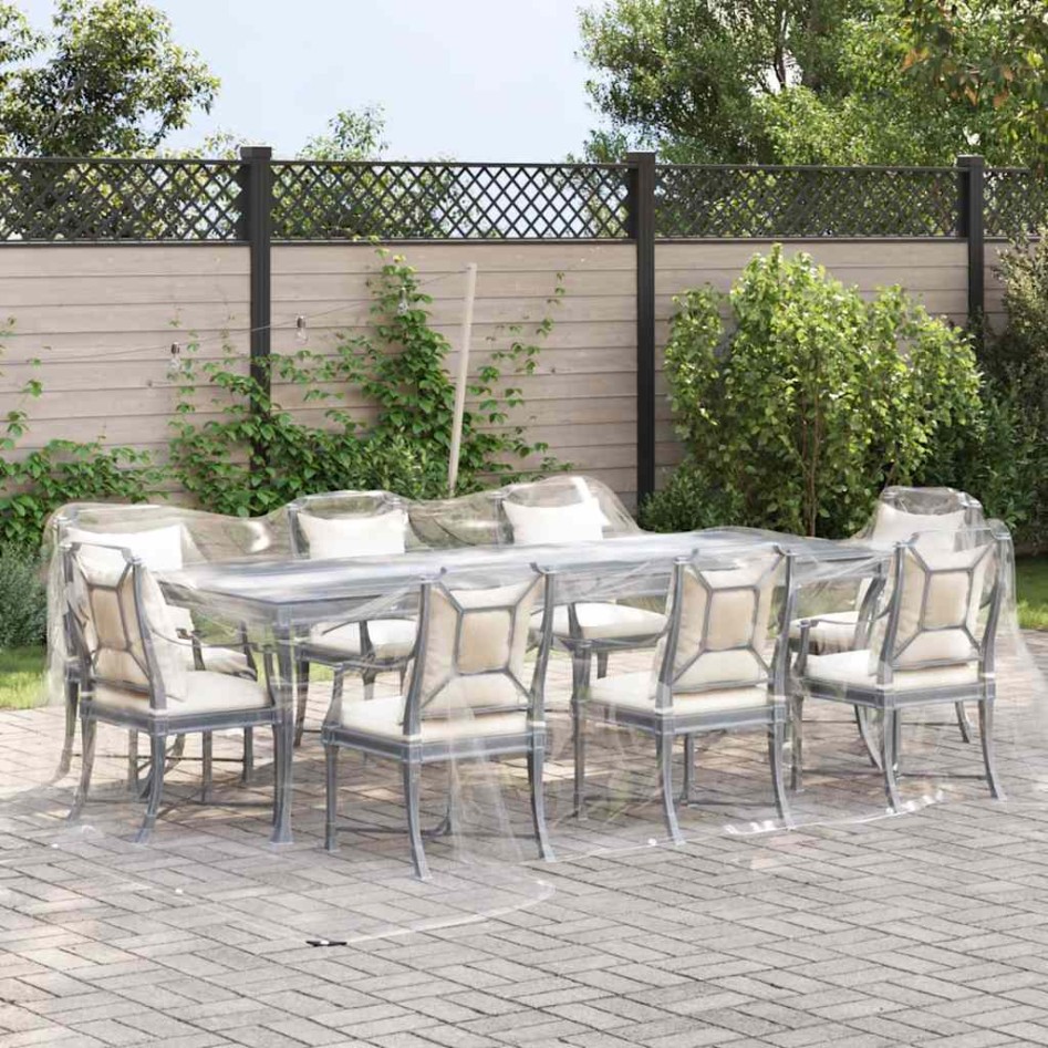 Lona transparente con ojales PVC 4x5