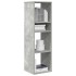 Estantería madera ingeniería gris hormigón 34x31x112