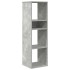 Estantería madera ingeniería gris hormigón 34x31x112