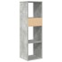 Estantería madera ingeniería gris hormigón 34x31x112