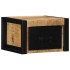 Mesita de noche madera maciza de mango 40x35x25