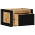 Mesita de noche madera maciza de mango 40x35x25