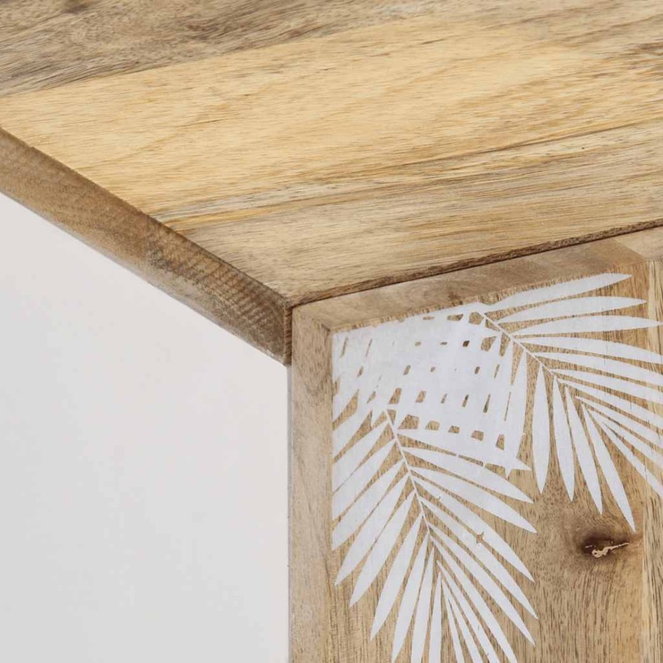 Mueble de TV madera maciza de mango 105x33,5x46