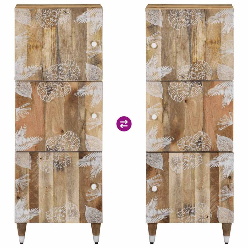 Aparador alto madera maciza de mango 40x33,5x110