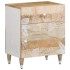 Mesita de noche madera maciza de mango 50x33x60