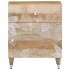 Mesita de noche madera maciza de mango 50x33x60