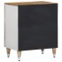 Mesita de noche madera maciza de mango 50x33x60
