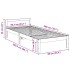 Estructura de cama sin colchón madera maciza de pino 90x200
