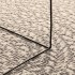 Alfombra ZIZUR aspecto yute interior/exterior crema Ø 120
