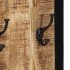 Perchero madera maciza de mango rugosa 40x2x80