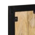 Perchero madera maciza de mango rugosa 40x2x80