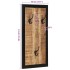 Perchero madera maciza de mango rugosa 40x2x80