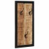 Perchero madera maciza de mango rugosa 40x2x80