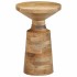 Mesa auxiliar madera maciza de mango Ø33x50