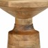 Mesa auxiliar madera maciza de mango Ø33x50