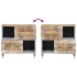 Aparador de madera maciza de mango 80x33,5x75