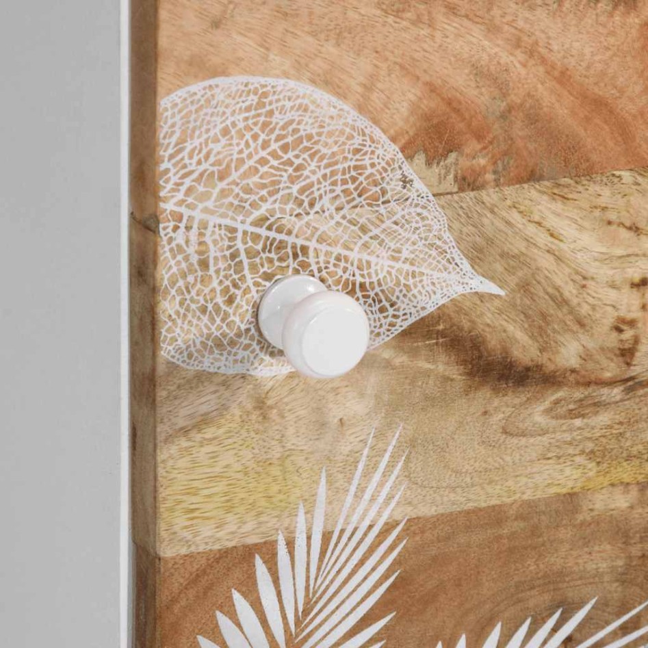 Aparador de madera maciza de mango 80x33,5x75