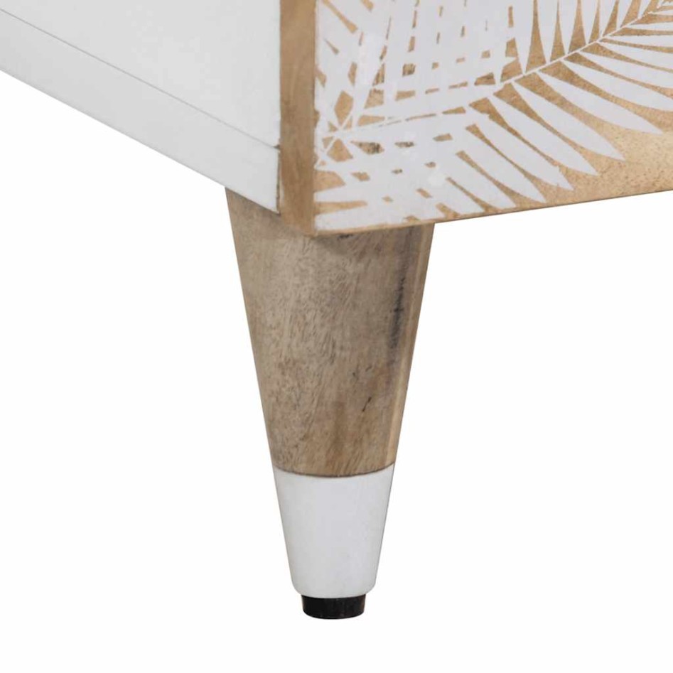 Aparador de madera maciza de mango 80x33,5x75