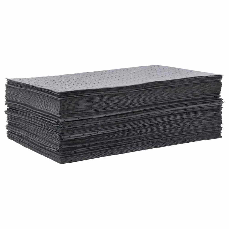Almohadillas absorbentes de aceite 100 uds gris 40x50