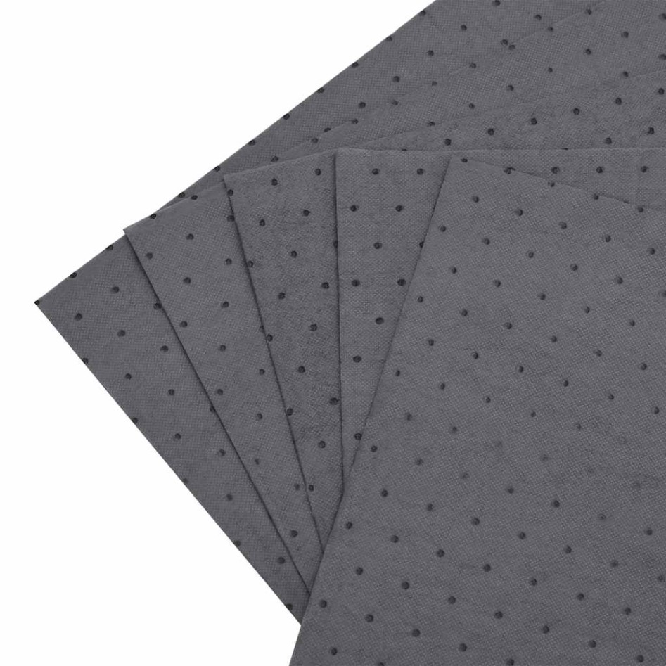 Almohadillas absorbentes de aceite 100 uds gris 40x50