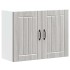 Armario de pared cocina Lucca madera contrachapada gris