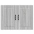 Armario de pared cocina Lucca madera contrachapada gris