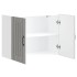 Armario de pared cocina Lucca madera contrachapada gris